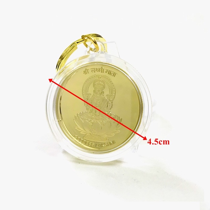 Móc Khóa Xu Quan Âm Bát Quái Âm Dương - SP005260